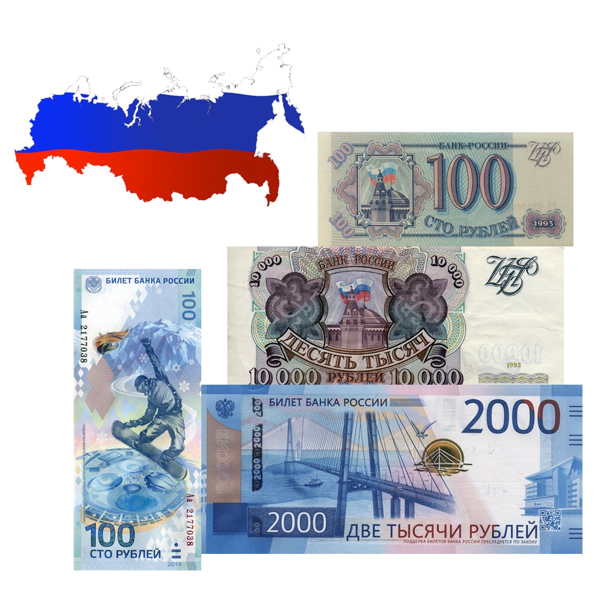 Российская федерация - Банкноты